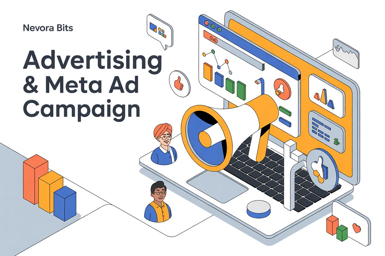 This image is showcasing the ads that we can manage for you on platforms like Meta and Google.