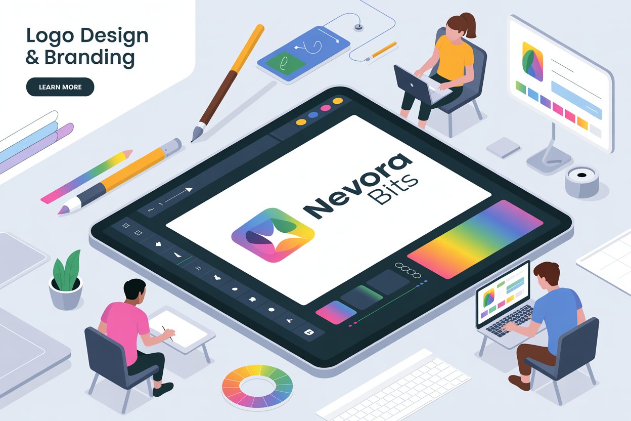 Logo Designing by Nevora Bits team in Animated form